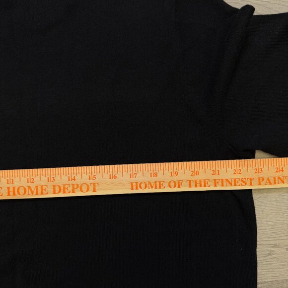 Theory Men’s Cashmere Crewneck Sweater Black Size XL - Picture 4 of 8